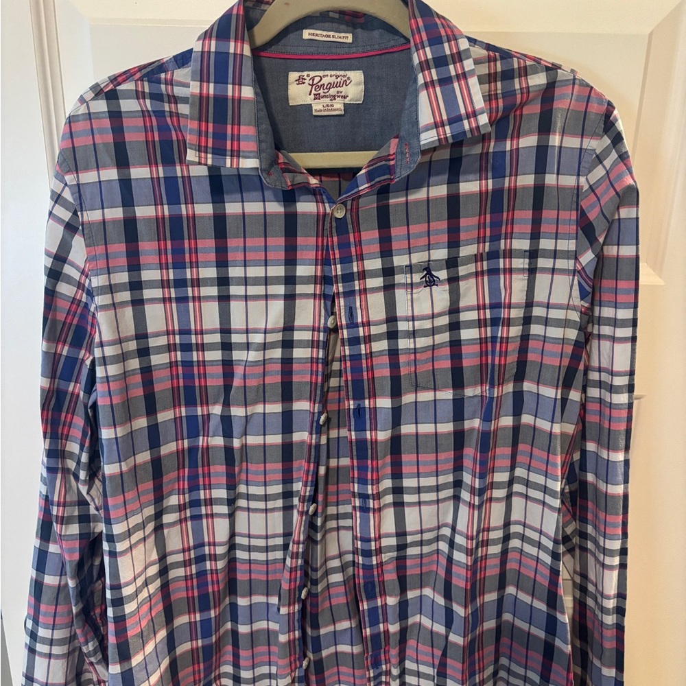 Original Penguin Multicolor Plaid Shirt